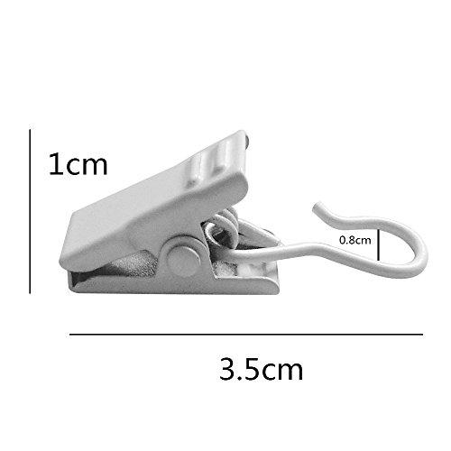 C.M. カーテン フッククリップ お好み生地を挟む 自分だけのオリジナルカーテンホワイト 50個セット |  | 01