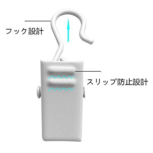 C.M. カーテン フッククリップ お好み生地を挟む 自分だけのオリジナルカーテンホワイト 50個セット |  | 02