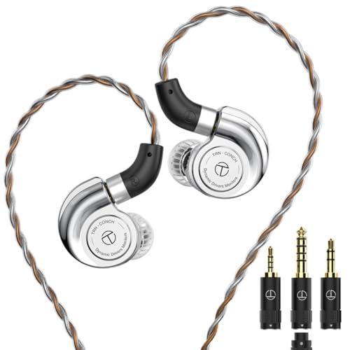 TRN Conch モニターイヤホン カナル型 イヤホン DLCダイヤモンド炭素