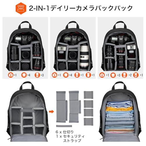 TARION] カメラバッグ リュック12L 超軽量 ハードシェル構造 13インチ