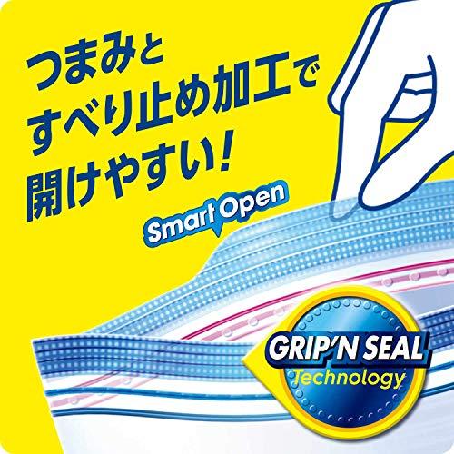 大容量ジップロック フリーザーバッグ L 60枚入 |  | 02
