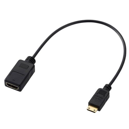 エレコム mini HDMI - 変換アダプタ 0.2m スーパースリム 4K/30Hz