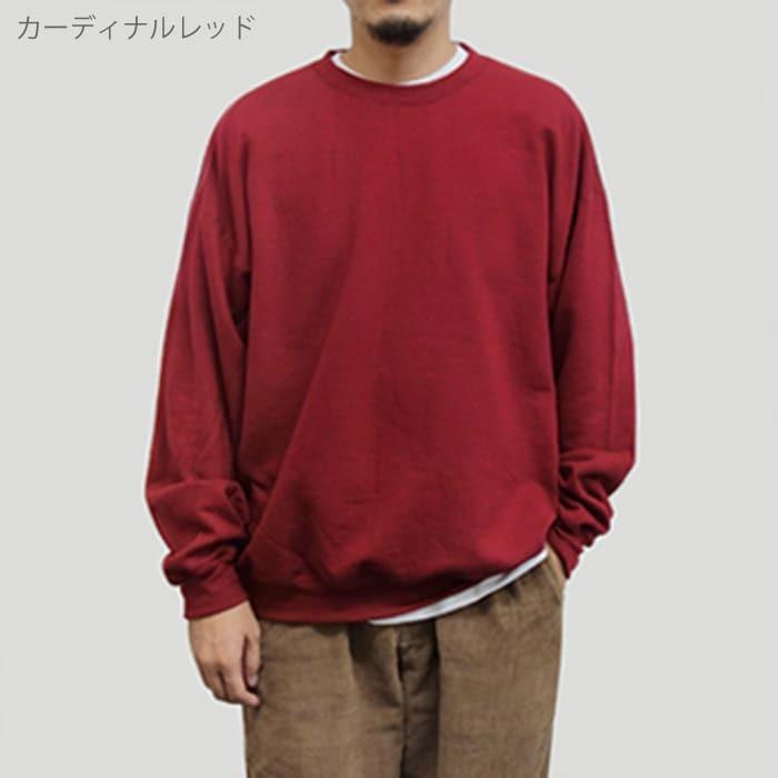 赤のクルーネックトレーナー　GILDAN 男女兼用 赤のクルーネックトレーナー GILDAN 男女兼用