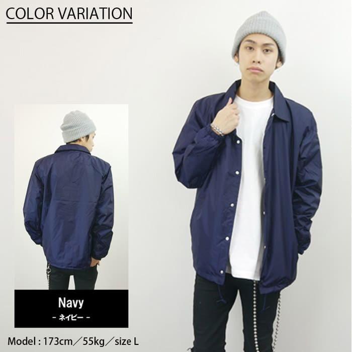 コーチジャケット メンズ printstar プリントスター 077-cj s-xl