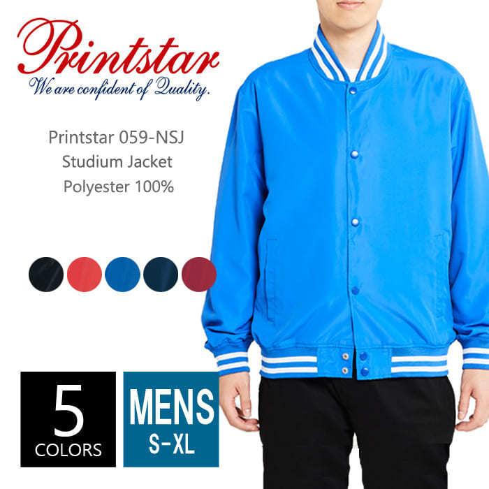 スタジアムジャンパー スタジャン メンズ Printstar プリントスター 059 Nsj S Xl カジュアル アウター レディース ユニセックス スポーツ おしゃれ Pri Men1 059nsj R Style ヤフー店 通販 Yahoo ショッピング