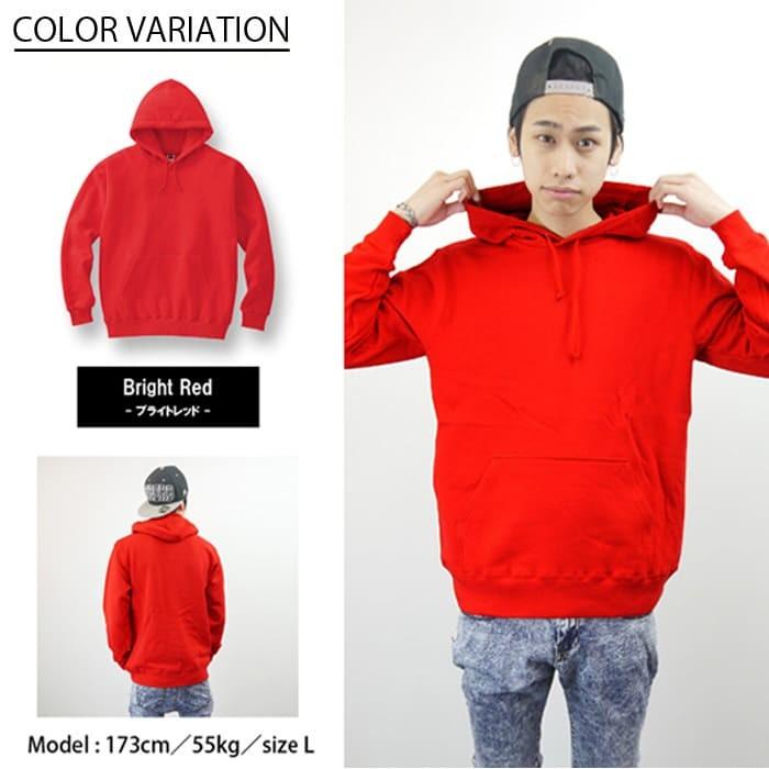 the red thread パーカー パーカー 無地 メンズ 裏パイル printstar プリントスター 216-mlh wm