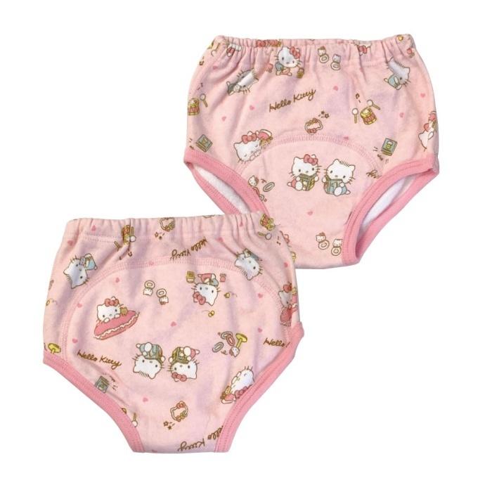 トレーニングパンツ 全国一律送料無料 3層 女の子 ハローキティ トイレトレーニングパンツ 子供用 100 配送方法 ゆうパケット2 95 ３枚セット 90 トイトレ