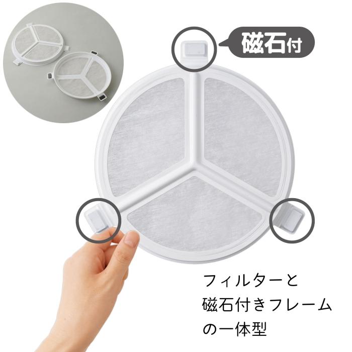 シロッコファン ワンタッチ シロッコファンカバー 2枚入 簡単取付 レンジフード