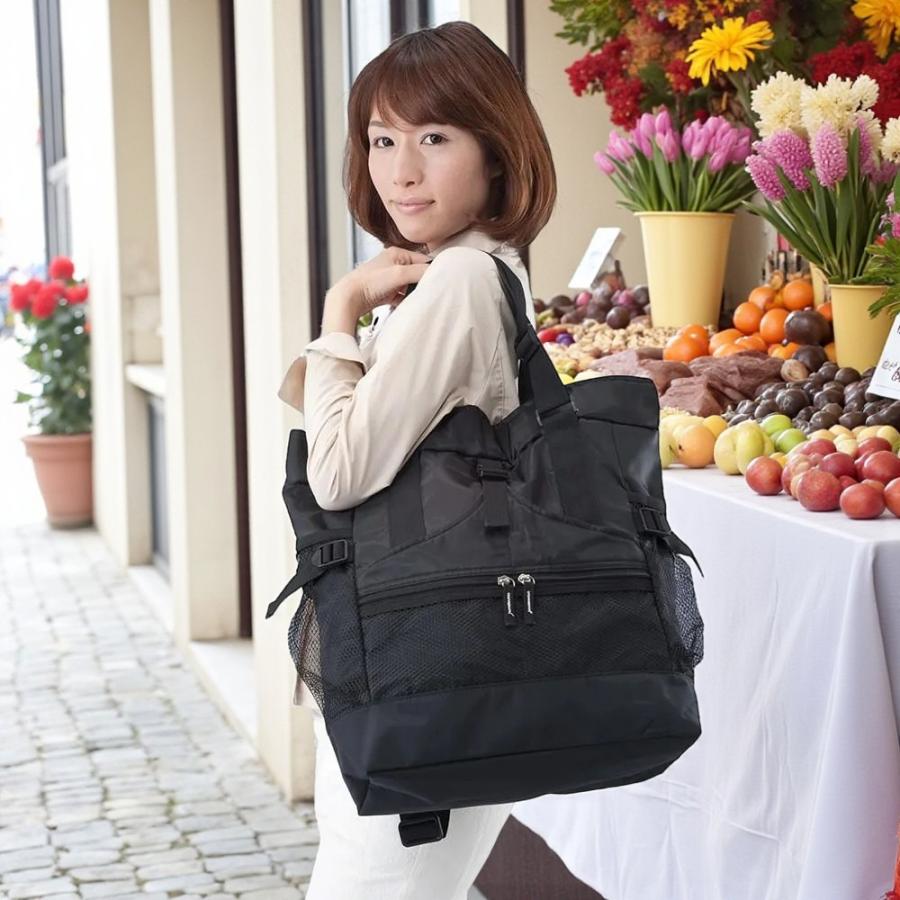3WAY バッグ 大容量 軽量 レディース トート ショルダー リュック 375g