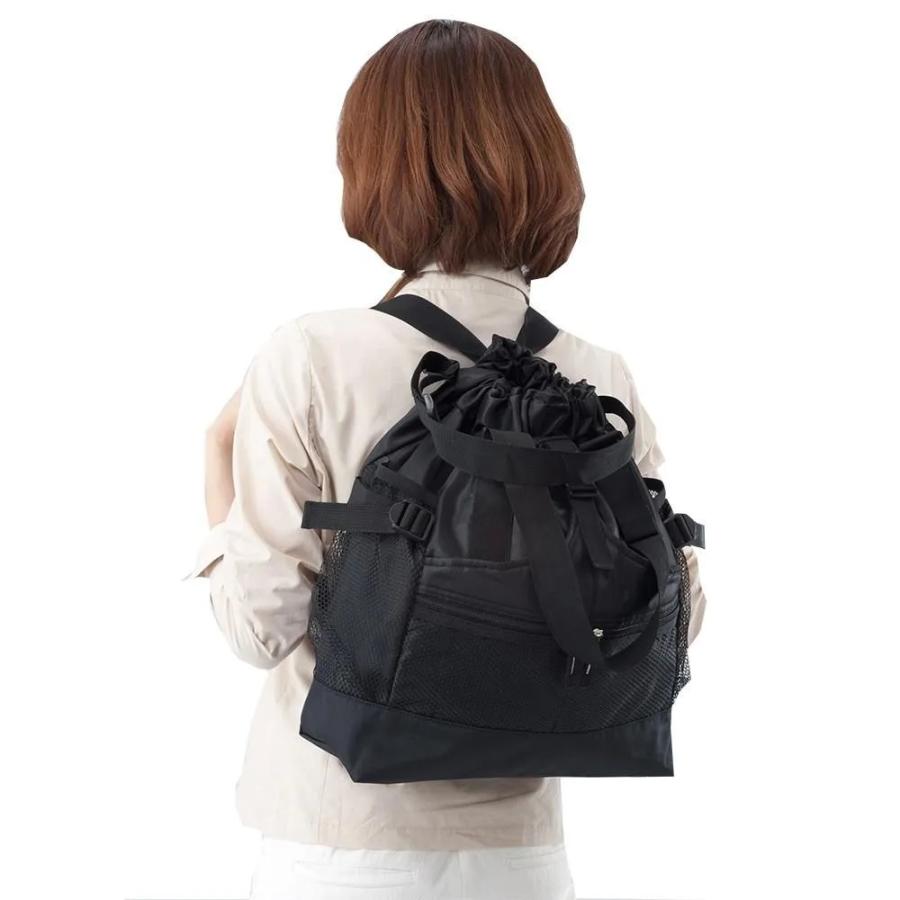3WAY バッグ 大容量 軽量 レディース トート ショルダー リュック 375g 
