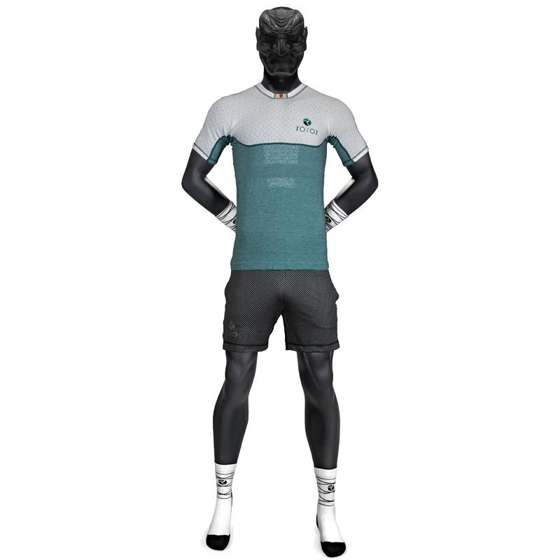 YOXOI(ヨクソイ) DUEXTRE パフォーマンスシャツ(青磁白) DXPS テニスウェア (RT) DXPSSEIJIR