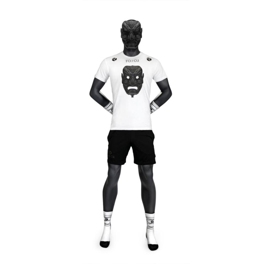 YOXOI(ヨクソイ) 総面 トレーニングTシャツ(銀鼠白) STTS テニスウェア STTSGINNEZUMIRTennis