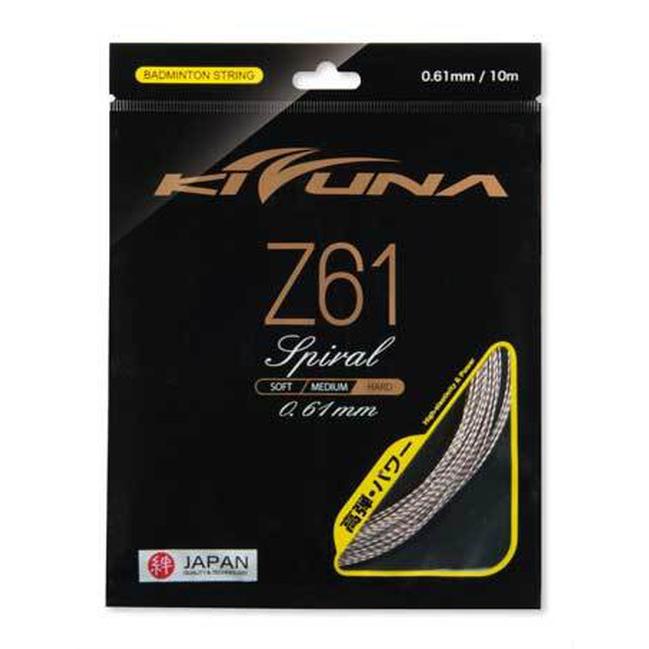 KIZUNA KIZUNAジャパン Z61スパイラル バドミントン用ガット : R