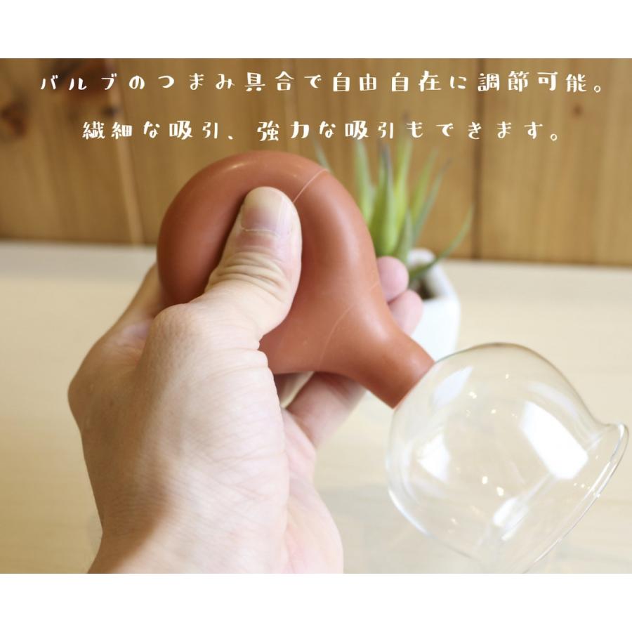 Bonte 本格プロ仕様 カッピング 吸い玉 ガラス製 (直径4.8センチ×2個