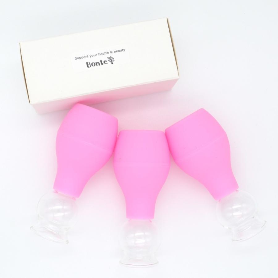 バンキー　カッピング　吸い玉　カップのみ Bonte フェイシャルカッピング フェイスカッピング 吸い玉 ガラス