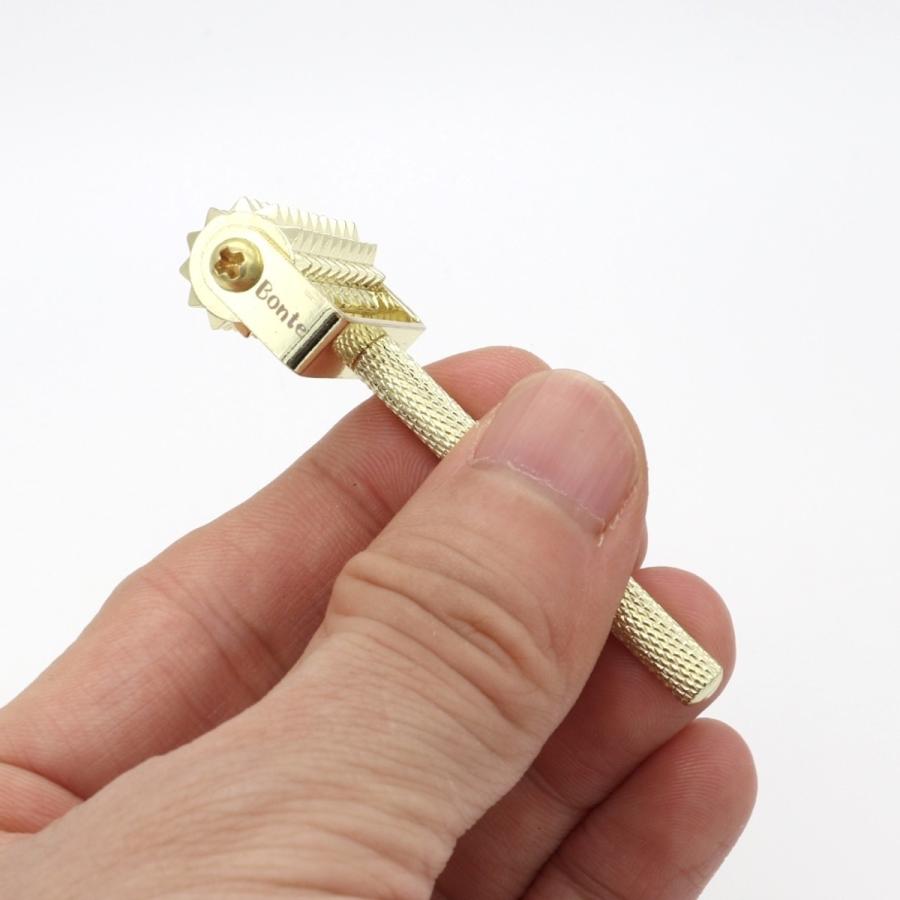 Bonte 美顔ローラーmini ローラー鍼 銅製（ゴールド） : ボンテ - 通販