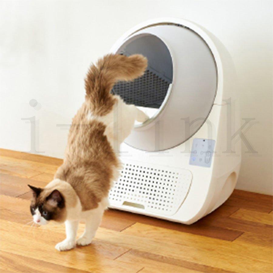 自動猫トイレ 次世代自動ネコトイレ スマホで操作 アプリで確認 自動