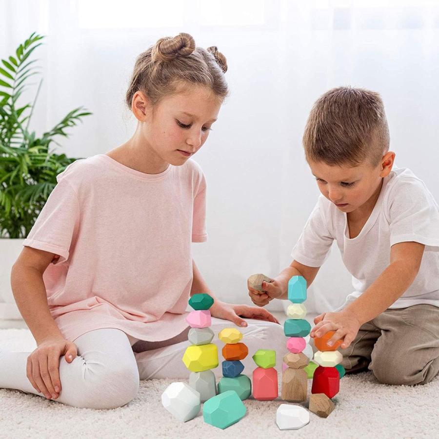 Corper Toys 木製パズル バランスゲーム バランスおもちゃ パズル 立体 プロック 積み木 色認識 集中力 指先訓練 木のおもちゃ 004 アールズストア 通販 Yahoo ショッピング
