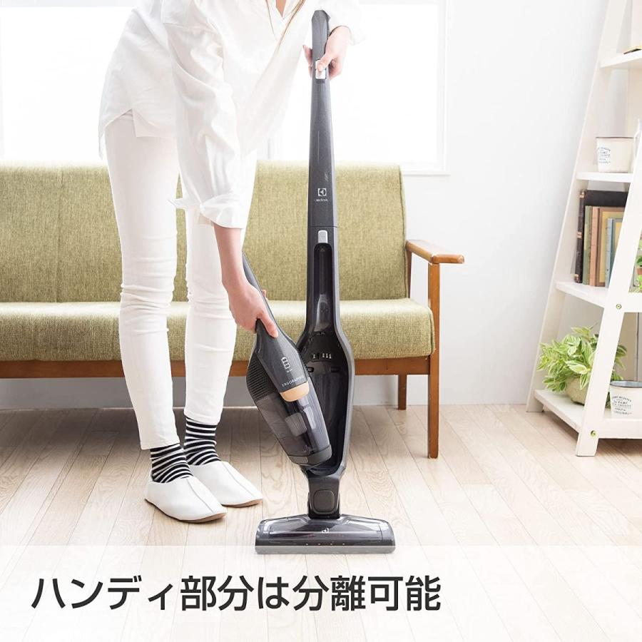 エレクトロラックス コードレス 掃除機 エルゴラピード・リチウム スタンダートモデル サイクロン ハイパワー 軽量 アイロングレー ZB35 コードレス 掃除機 エルゴラピード リチウム スタンダートモデル サイクロン ハイパワー 軽量 アイロングレー