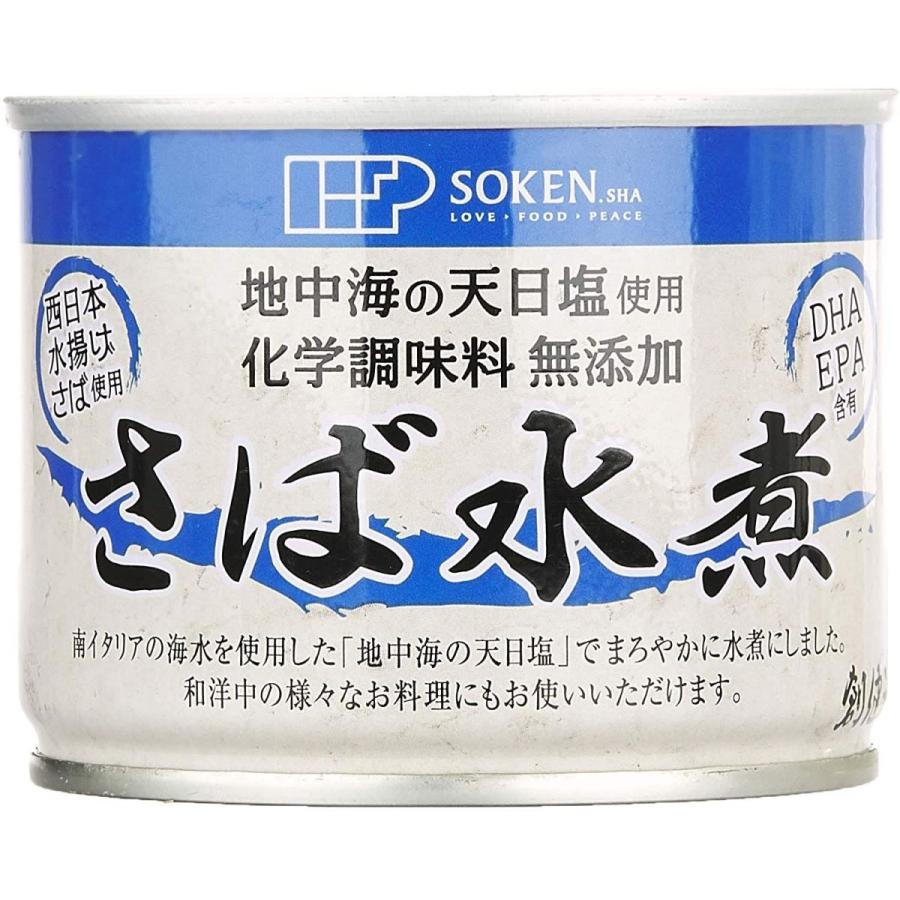 創健社 缶詰 さば味付 190g(固形量140g)×4 /国内水揚げの鯖を使用 sJqxDD4LAw