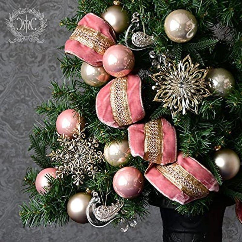 クリスマスツリーリボン ブレードピンクベロア10cmｘ4 5ｍ ツリー飾り ワイヤー入りリボン 高級 おしゃれ 幅広 アールズストア 通販 Yahoo ショッピング