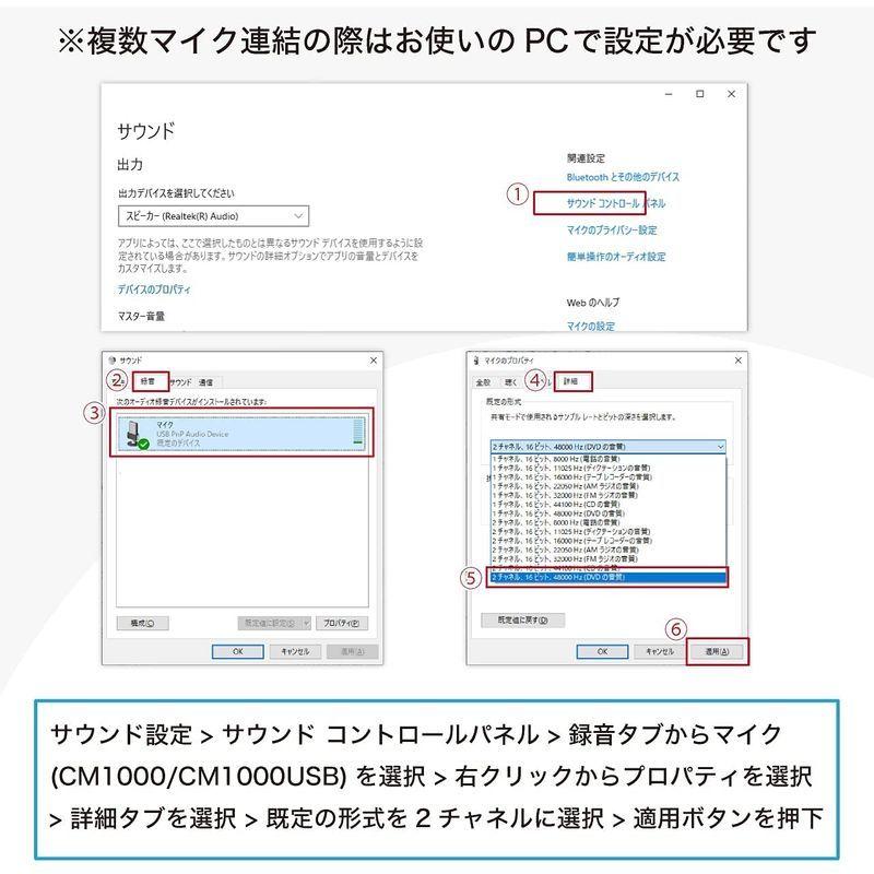 【値下げ中】 SoundTech CM-1000 USB マイク 集音 高感度 無指向 全指向 拡張 連結 複数 PC web 会議 リモート テレワーク 【1654745021】(9653円)