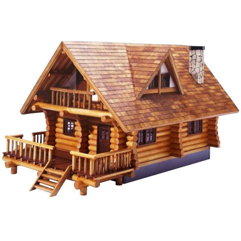 【訳あり・新品】 ウッディジョー 1/24 ログハウス 木製模型 【WSO8584193565】(30914円)