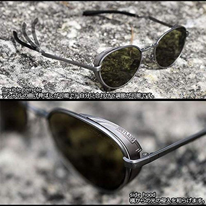 OUTLAND(アウトランド) サングラス OL-401 SELENGA シルバー SIL 偏光ULライトグリーン 両面マルチコート 折畳み アウトランド SIL 両面マルチコート OUTLAND サングラス OL SELENGA シルバー 偏光ULライトグリーン セレンガ
