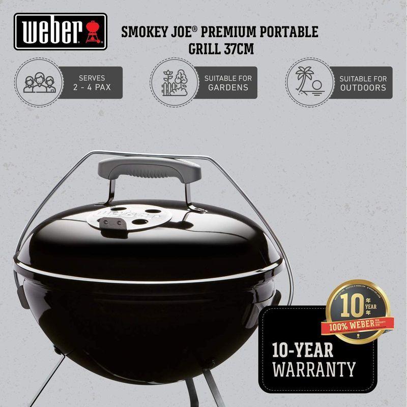 未使用】ウェーバー(Weber) 卓上 バーベキュー コンロBBQ グリル 37cm