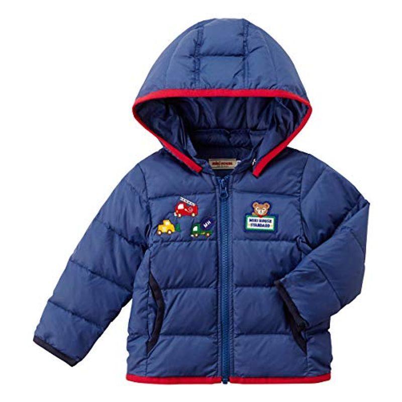 ミキハウス ダウンジャケット 男の子 女の子 ベビー キッズ 子供服 コート アウター 13 3702 459 110cm ネイビー ジャケット コート Alhidayah Tech