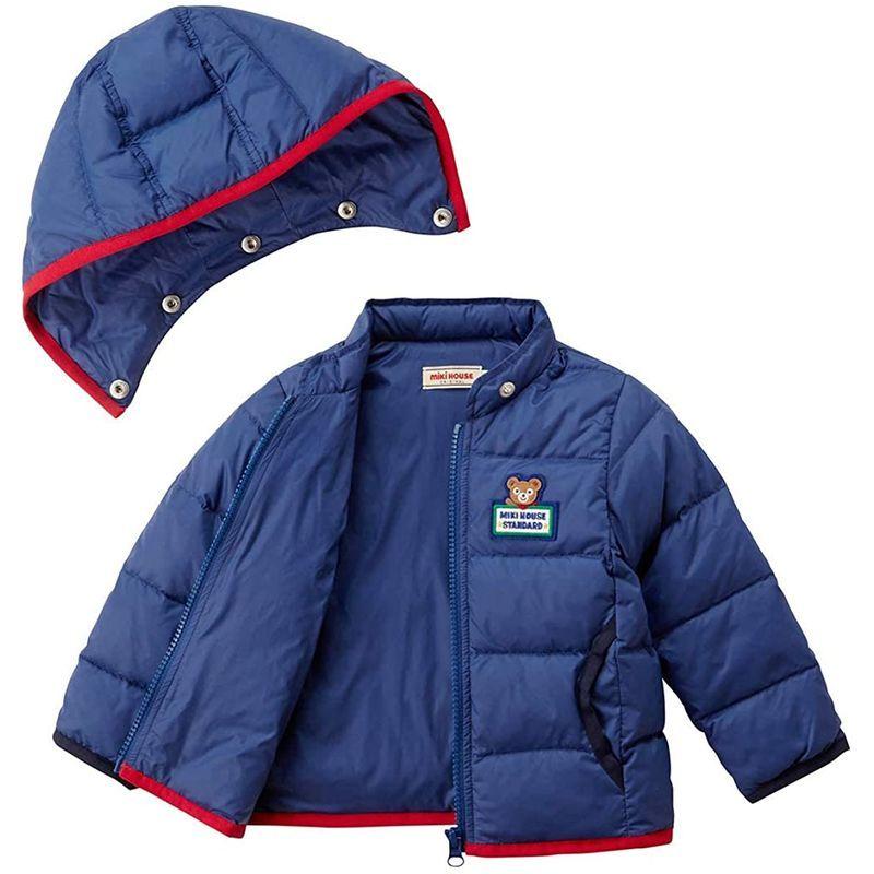 ミキハウス ダウンジャケット 男の子 女の子 ベビー キッズ 子供服 コート アウター 13 3702 459 110cm ネイビー ジャケット コート Alhidayah Tech