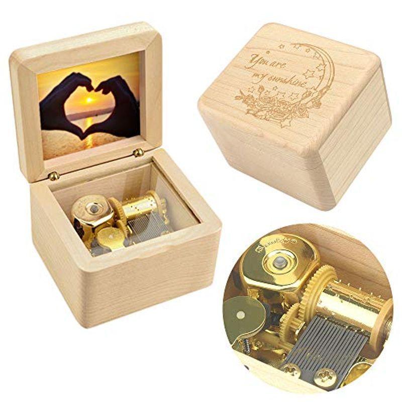 Sinzyoオルゴール 木製ミュージックボックス ミニフォトフレーム 敬老の日 記念品 お誕生日プレゼント 母の日 バレンタインデーギフト アールズストア 通販 Yahoo ショッピング