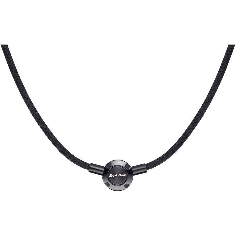 ファイテン(phiten) ネックレス RAKUWAネック メタックス プッシュタイプ ブラック 45cm メタックス ブラック 45cm phiten ネックレス RAKUWAネック プッシュタイプ サイズ 紐
