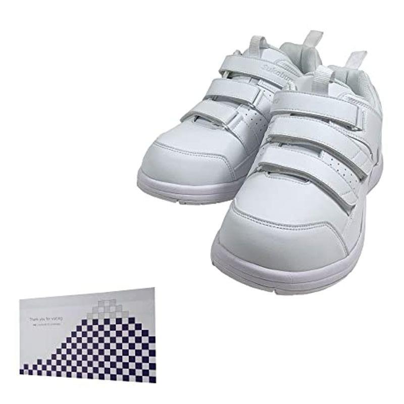 すこぶるメディケアウォーカー(27.0・ホワイト)＆おもてな紙セットメディケアウォーカー 立ち仕事 男女兼用 スニーカー スコブル ハイブリ