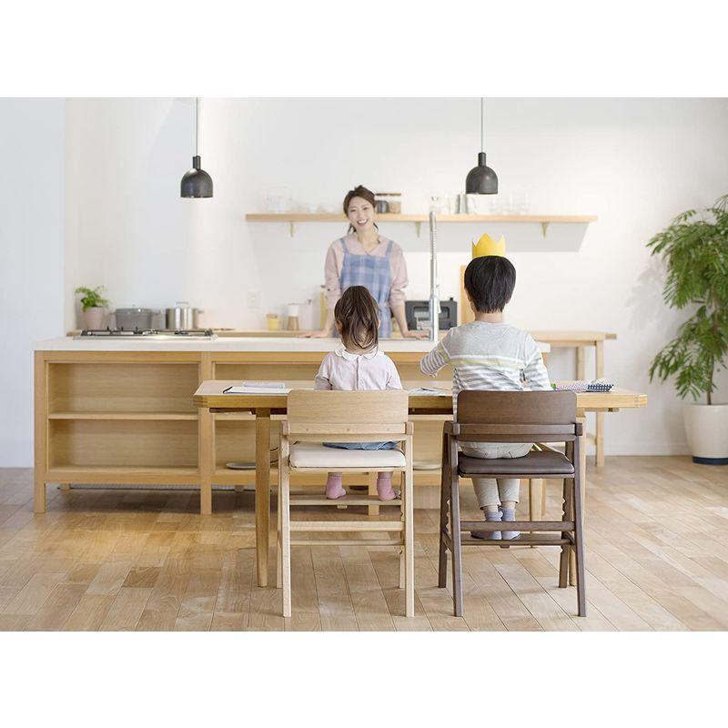 大和屋 キトコ キッズダインニングチェア ナチュラルフレーム アイボリー 3歳からのダイニングチェア 3歳からのダイニングチェア キトコ キッズダインニングチェア ナチュラルフレーム アイボリー