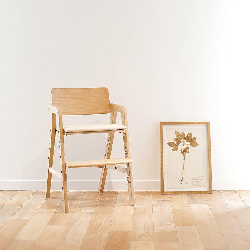 大和屋 キトコ キッズダインニングチェア ナチュラルフレーム アイボリー 3歳からのダイニングチェア 3歳からのダイニングチェア キトコ キッズダインニングチェア ナチュラルフレーム アイボリー