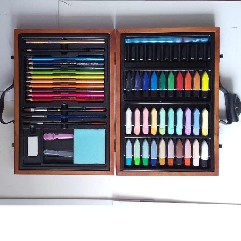 ふるさと納税 アーティストボックス水彩 絵の具 色鉛筆セット 色鉛筆