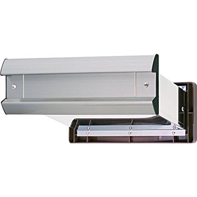 水上金属 No.2000ポスト内フタ付気密型真壁用 ヘアーライン (001-5811) 1台