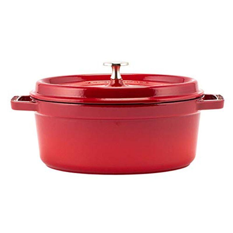ストウブ Staub ピコ・ココット オーバル 23cm チェリーレッド 1102306