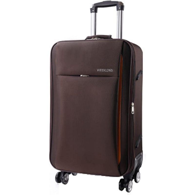WOOYOO キャリーバッグ ナイロン スーツケース トラベルバッグ 棕色