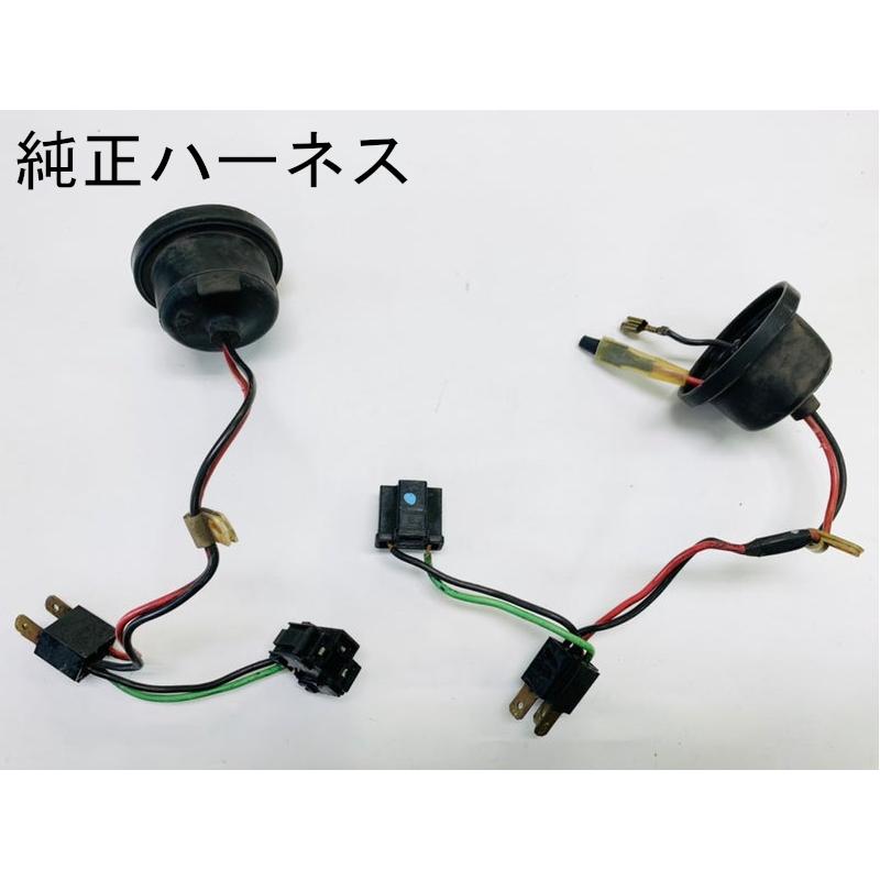 スカイライン R32用ヘッドライト プロ目 左右セット R32 スカイライン LED ヘッドライト ブラック FR32 ER32 HR32 HCR32