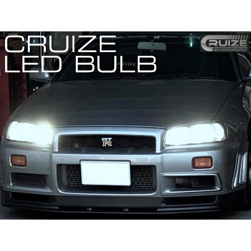 CRUIZE クルーズ R34系専用 ヘッドライト LED バルブ スカイライン R34