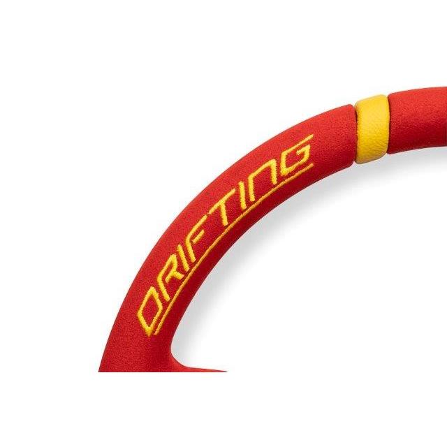 MOMO DRIFTING ディープコーン  35パイ レッドステッチ 正規輸入品 モモ ステアリング ドリフティング 35パイ レッド