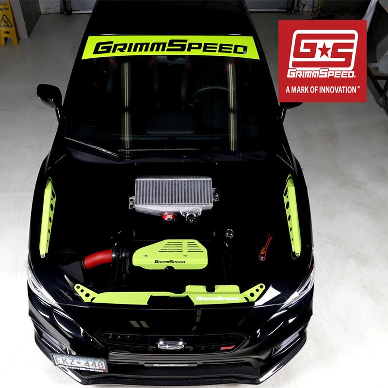 GRIMMSPEED WRX フェンダーシュラウド GrimmSpeed Fender Shrouds - 2008-14 Subaru WRX/STI