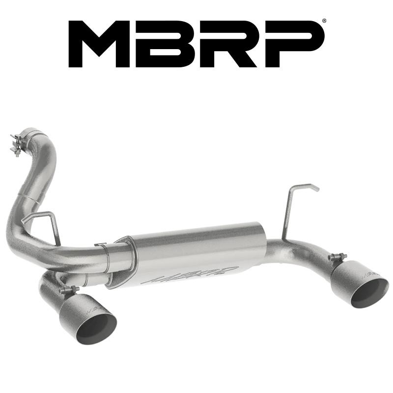 JKラングラー ダウンテールマフラー MBRP mbrp-jeep-wrangler-installer-