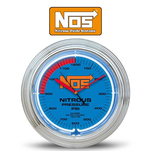 NOS ネオン付き壁掛け時計 ネオンクロック ワイルドスピードの NOS ネオン付き壁掛け時計 ネオンクロック ワイルドスピードの