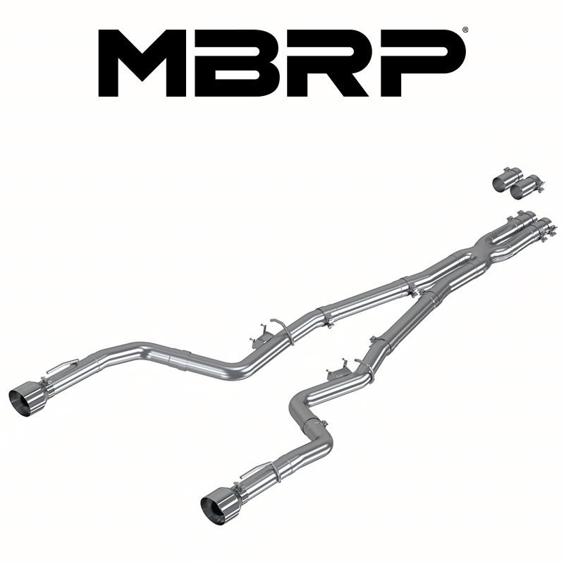 MBRP 2017-2024 ダッジ チャージャー RT 5.7L V8 CAT-BACK レース エキゾースト 正規品
