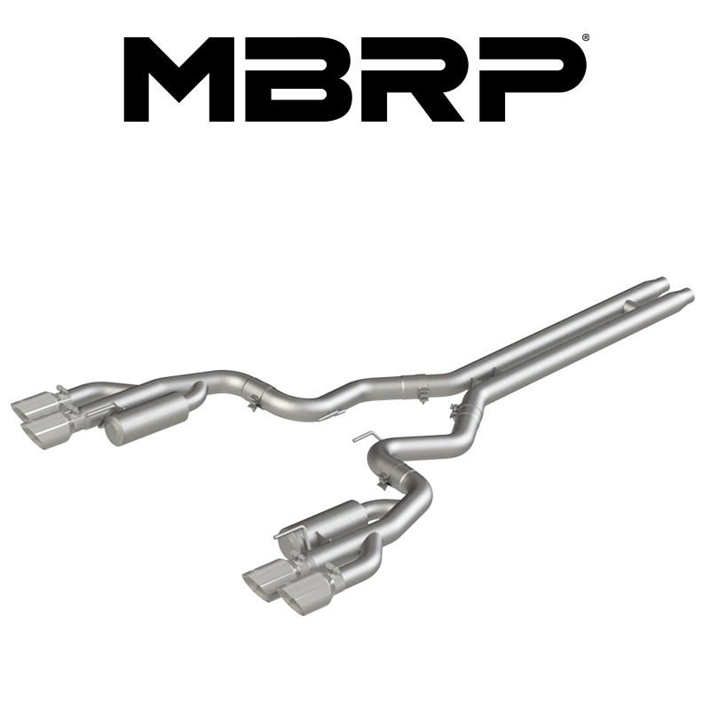 MBRP フォード マスタングGT 2018-2023年 5.0L V8 CAT-BACK レース エキゾースト 正規品