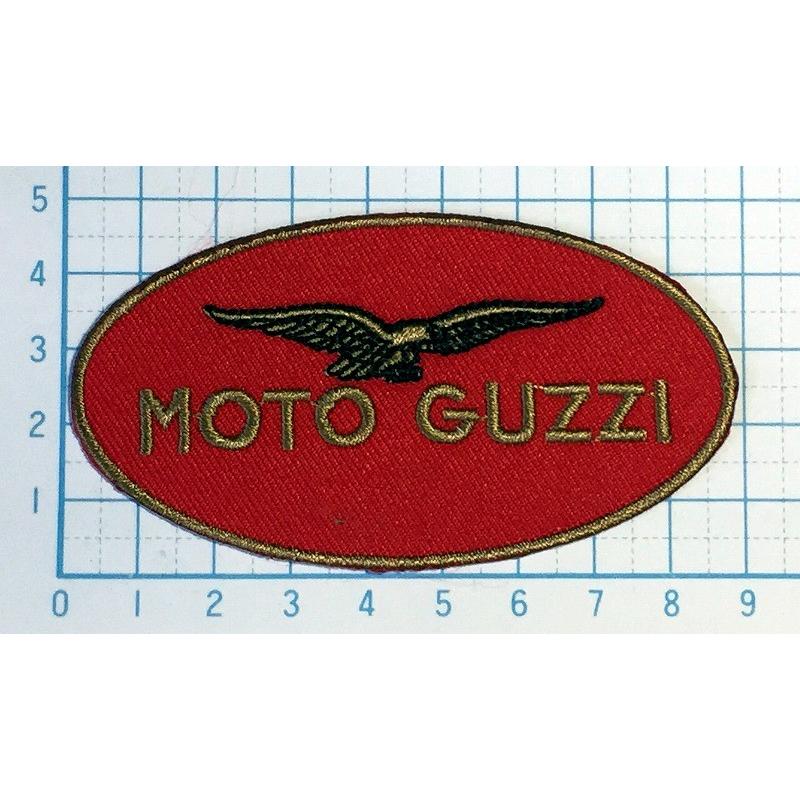 Moto Guzzi 鳥のマーク 赤 黄土色のロゴとフチ 楕円型 ワッペン のりもの ロゴ マーク ワッペン 刺繍 アイロンワッペン Ca Mark 172 ワッペンとtシャツ雑貨らばさん 通販 Yahoo ショッピング