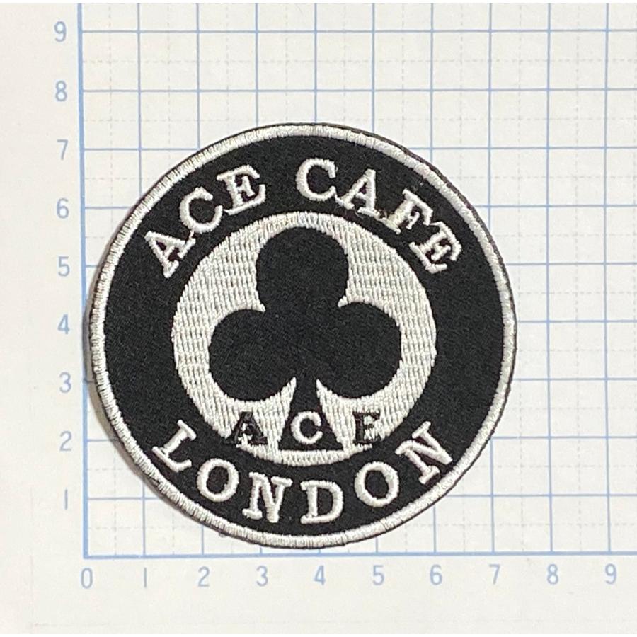 エースカフェ Ace Cafe スペード 7 5 7 5 円型 丸型 のりもの ロゴ マーク ワッペン 刺繍 アイロンワッペン Ca Mark 267 ワッペンとtシャツ雑貨らばさん 通販 Yahoo ショッピング